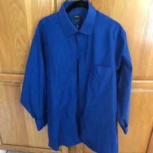 Blue button down shirt